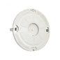 Genuine Pentair 45118000 Admiral S20 white no-logo skimmer lid, front top view.