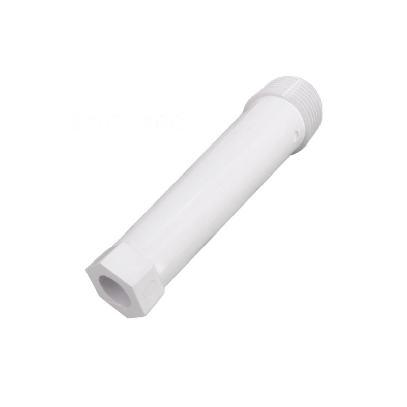 Outlet and tip view of the Pentair 46543000 white spa jet diversion nozzle.