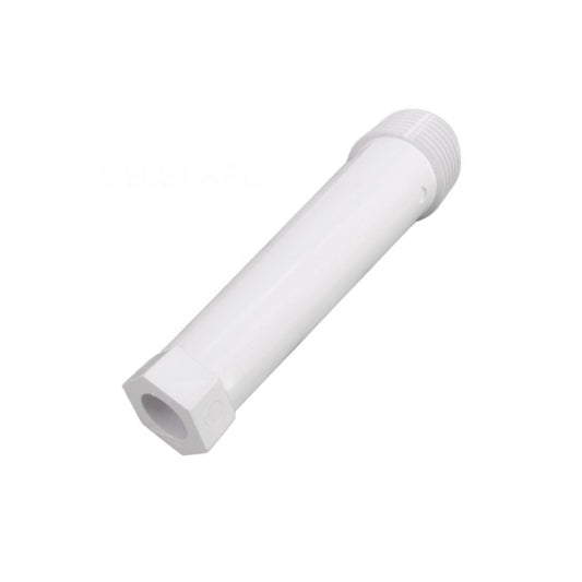 Outlet and tip view of the Pentair 46543000 white spa jet diversion nozzle.