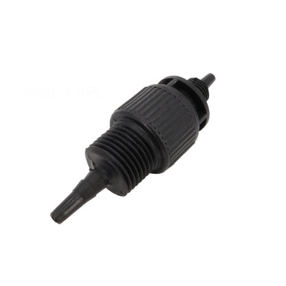 Angled view of the Pentair 521508 threaded suction fitting and tube connection.