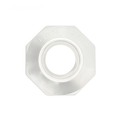 Front view of the genuine white Pentair 542002 Economy Insider 1-1/2-in Slip Inlet Fitting.