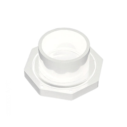 Side spigot view of the genuine white Pentair 542002 Economy Insider 1-1/2-in Slip Inlet Fitting.