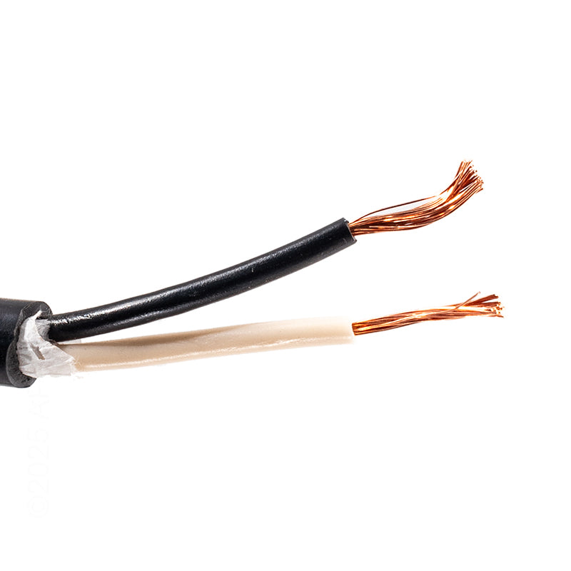 Close-up of the stripped electrical lead on the genuine Pentair ColorCascade LED Bubbler cord (590046).