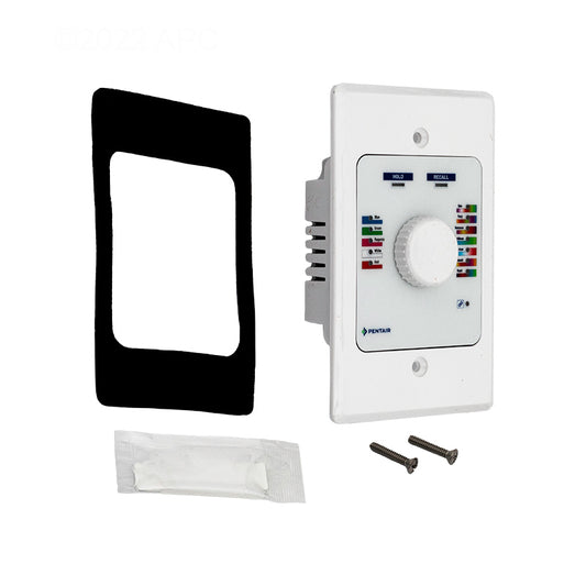 Pentair Color Sync 618031 smart pool light controller complete kit with faceplate and mounting hardware