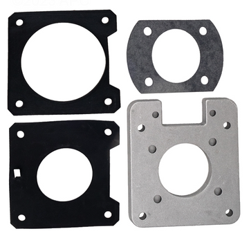 Pentair 77707-0011 Blower and Adapter Plate Gasket Kit featuring all four replacement seals for MasterTemp and Max-E-Therm pool heaters.