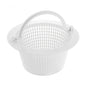 Genuine Pentair 513330 HydroSkim white perforated skimmer basket with carry handle.