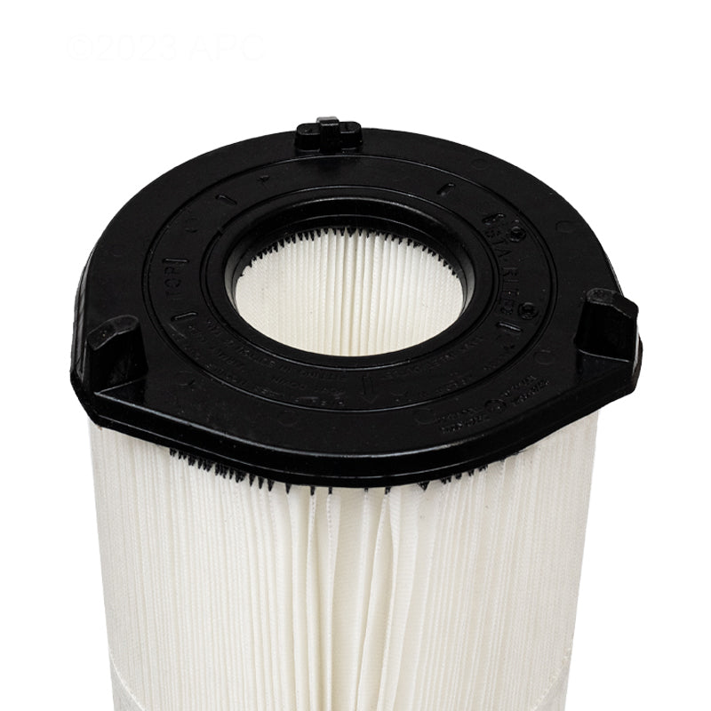 Top angled view of Genuine Pentair Sta-Rite 170145 S7M120 inner cartridge showing black end cap and central opening.