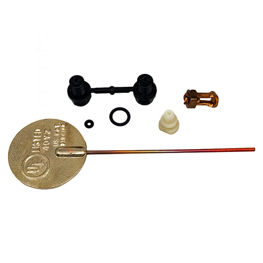 Solid bronze Perma-Cast PB-AG above ground pool water bonding fitting complete kit with wire seal lug and o-rings.