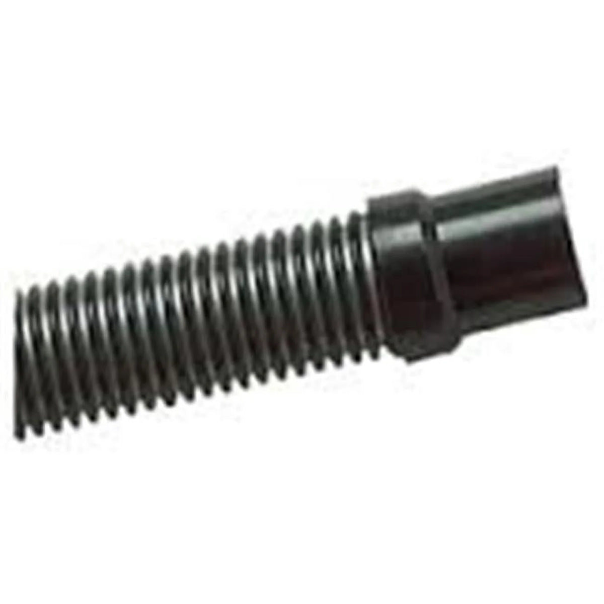 Plastiflex FC156 1.5 inch by 6 foot above ground pool filter hose in grey showing molded cuff