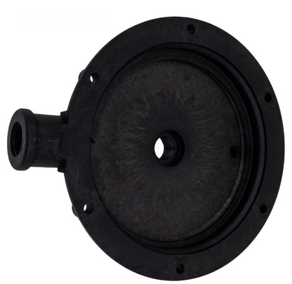 Internal view of Polaris PB4-60 Booster Pump Volute R0536300 showing the impeller housing and perimeter bolt hole pattern.