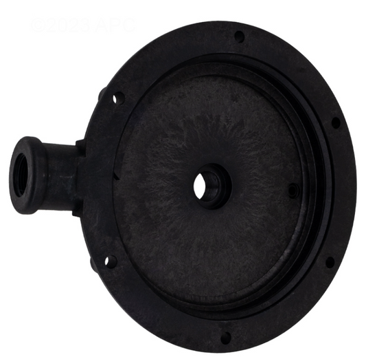 Internal view of Polaris PB4-60 Booster Pump Volute R0536300 showing the impeller housing and perimeter bolt hole pattern.