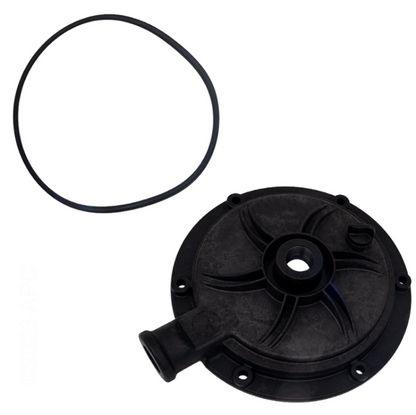 Polaris PB4-60 Booster Pump Volute R0536300 replacement assembly including the black volute housing and large replacement O-ring.