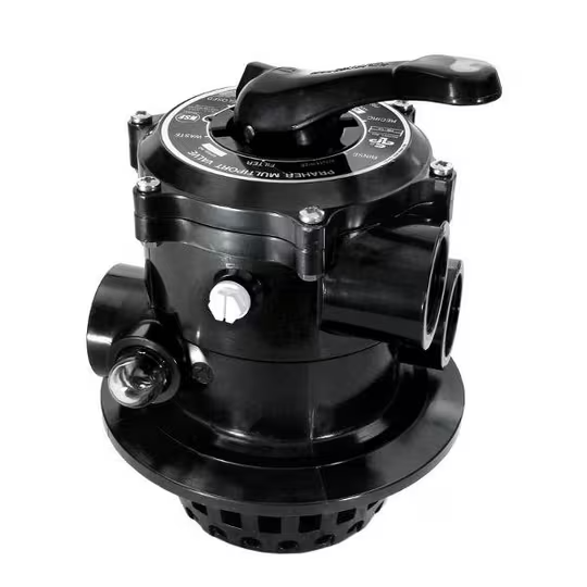 Praher TM-12-L Top-Mount Multiport Valve for Sta-Rite and Waterway pool filters at Al's Cool Pool Store.