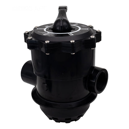 Praher PRTM22PB 2in Top Mount Valve - Side View Showing 8.22in Clamp Flange
