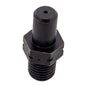 Genuine Raypak 350083F LP propane #57 sea-level burner orifice front view.