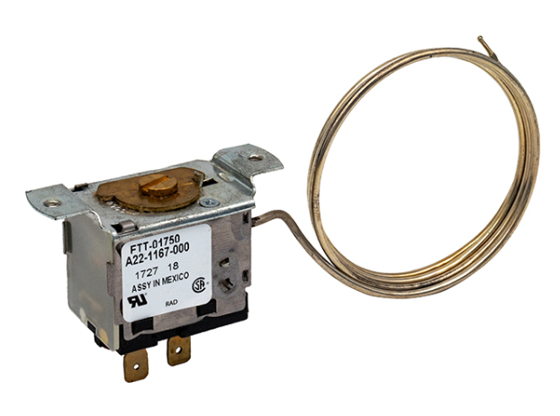 Raypak H000065 Control Defrost Switch for RHP and Perfectemp Pool Heat Pumps - OEM Replacement Part with Capillary Tube
