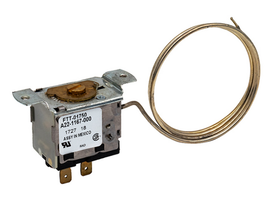 Raypak H000065 Control Defrost Switch for RHP and Perfectemp Pool Heat Pumps - OEM Replacement Part with Capillary Tube
