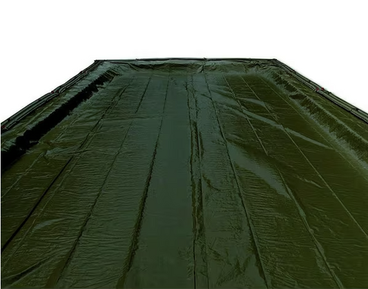 Swimline 16' x 32' Inground Solid Pool Cover - Green Supreme Guard CO122137R
