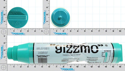 Swimline Hydrotools Super Gizzmo GIZ2 winter guard dimension and threaded end view