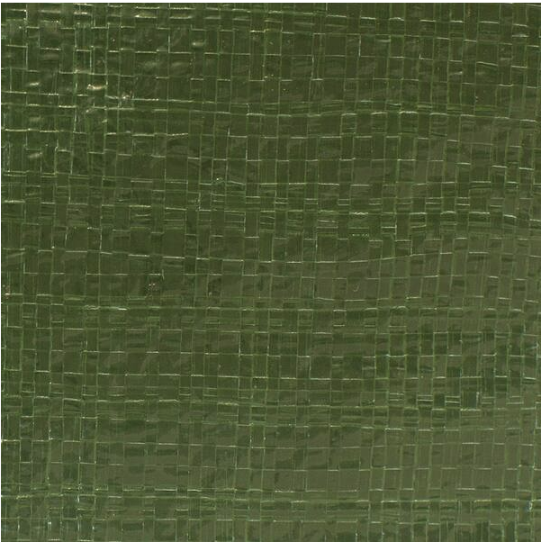 High-detail view of the 12x12 triple-laminated polyethylene weave on a Swimline Supreme Guard pool cover.