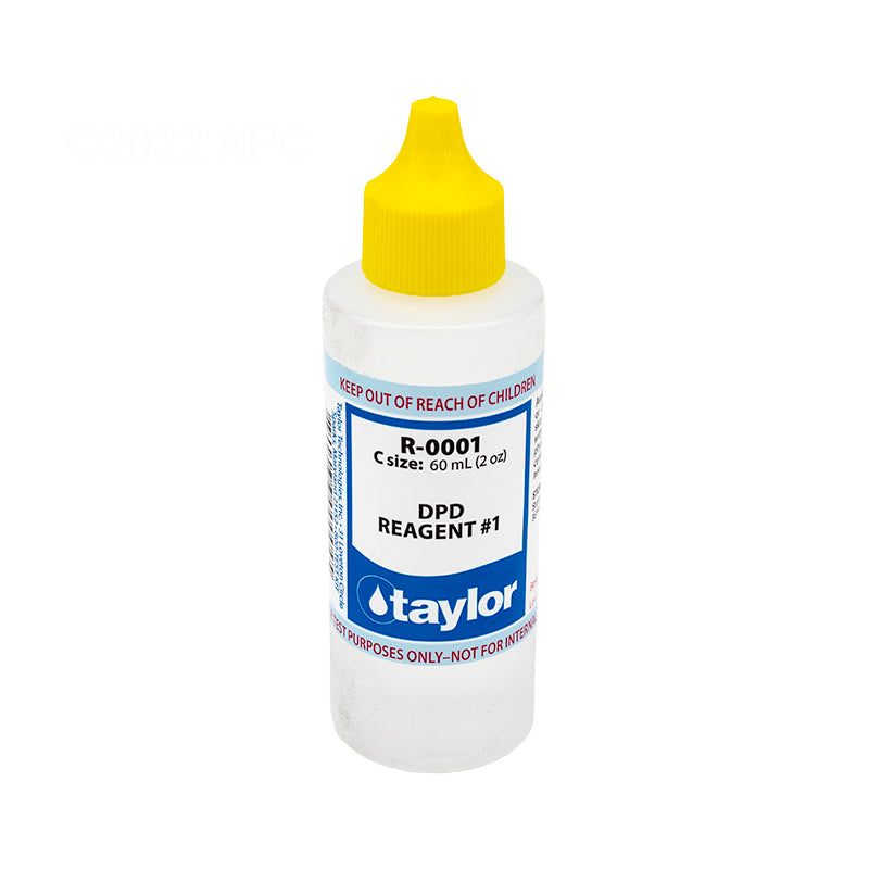 Taylor R-0001-C 2 oz DPD Reagent #1 Dropper Bottle for Pool Water Testing