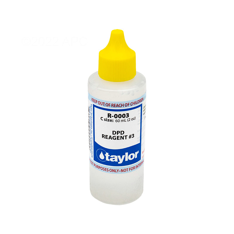 Taylor R-0003-C 2 oz DPD Reagent #3 Dropper Bottle for Pool Water Testing