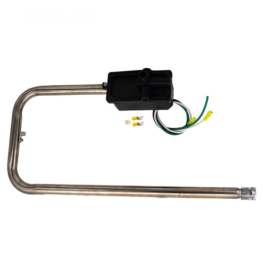 Therm Products HTAC32292A 5.5kW 240V low-flow spa heater assembly with U-tube and control box.
