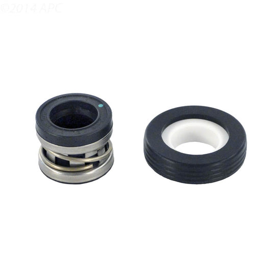 U.S. Seal PS-4280 pump shaft seal pair, stainless spring seal and ceramic mating ring for 5/8 inch shafts.