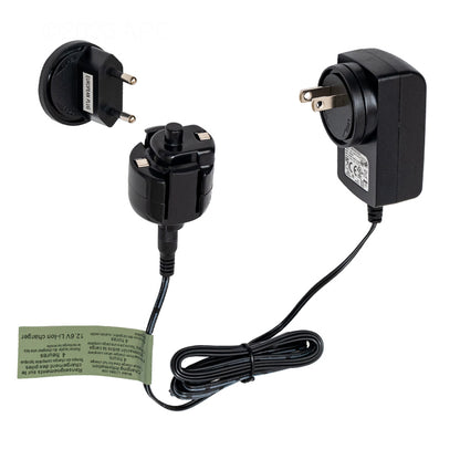 Water Tech 31000KL Pool Blaster Max Li CG Commercial Cordless Vacuum - View of the included wall charger and plug adapters.