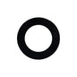 White rubber Waterway 711-4000B 1.5-inch flat union gasket replacement G-392.