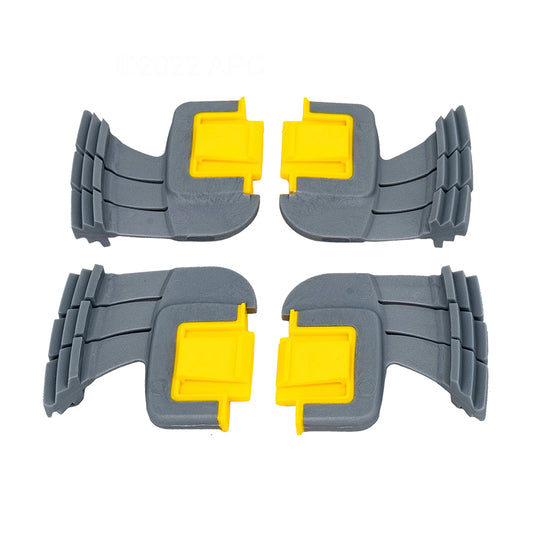 Genuine Zodiac R0714400 Cyclonic Scrubbing Brush 4-Pack for MX6 MX8 and Polaris Cleaners