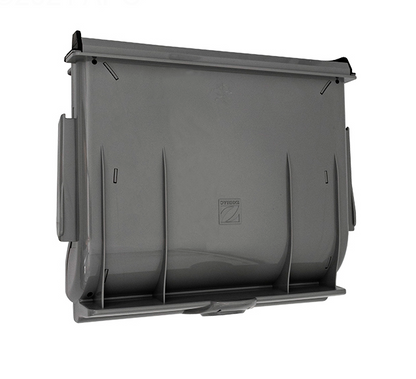 Zodiac R0865100 Filter Canister Inlet Housing in Gray, genuine OEM replacement part for Polaris Alpha iQ and 9000 series robotic pool cleaners.
